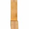 Ekena Millwork Portland Rough Sawn Timber Gable Bracket, Western Red Cedar, 84"W x 24"H x 6"D x 6"F, 7/12 Pitch GBW084X24X0606POR00RWR - alternate 2